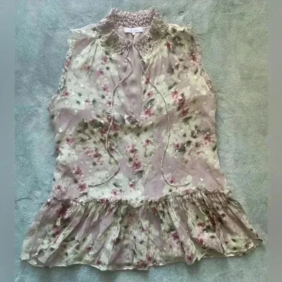 Parker Silk Blend Sleeveless Blouse - Picture 2 of 6